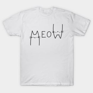 Cat Funny Pet Cute Present Family Meow Humor T-Shirt